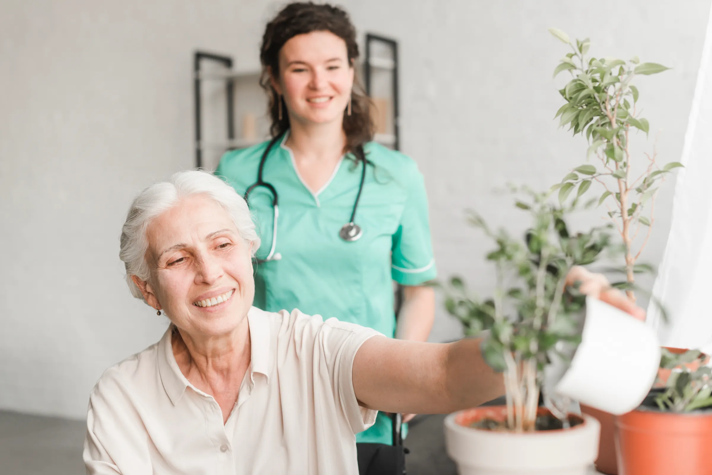 Ongoing home care support with a familiar care worker